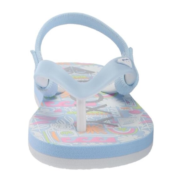 Roxy Kids' Tw Tahiti Sandal Flip-Flop with Back-Strap Size 6 TODDLER, Baby Blue - Picture 2 of 5
